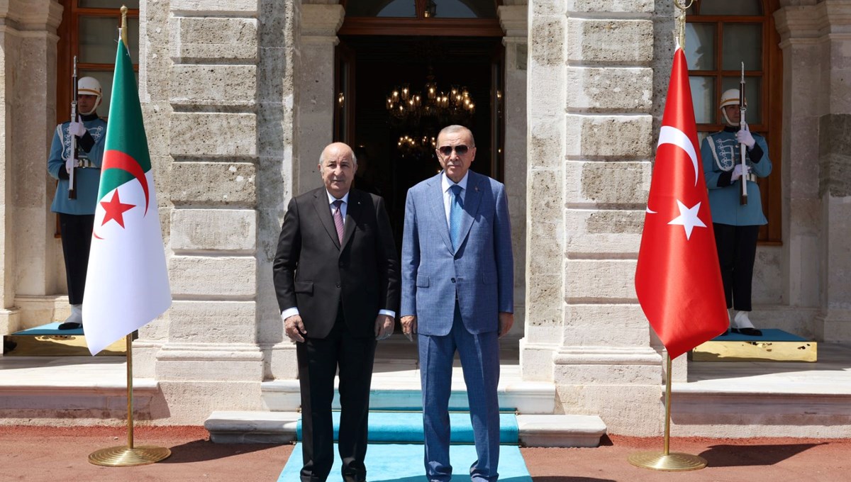 Cumhurbaşkanı Erdoğan, Cezayirli mevkidaşı Tebbun'u kabul etti Cumhurbaşkanı Erdoğan, Cezayirli mevkidaşı Tebbun'u kabul etti