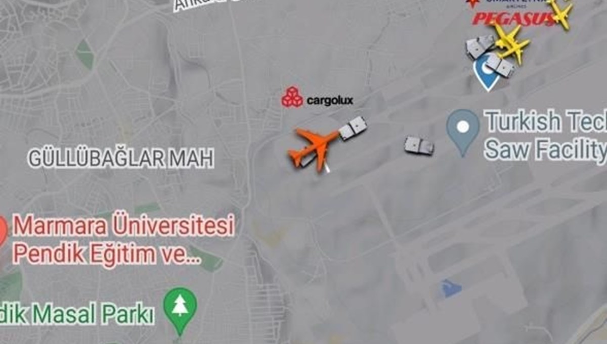 Yabancı kargo uçağı Sabiha Gökçen Havalimanı'na acil iniş yaptı