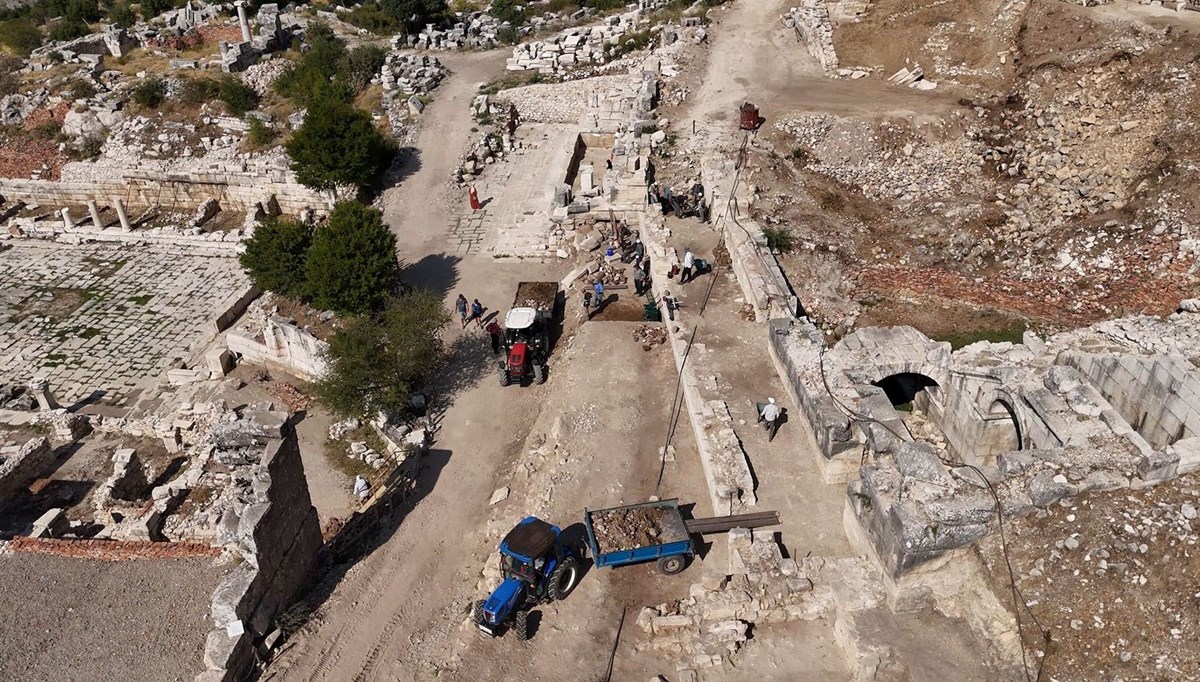 Sagalassos odeonu gün yüzüne çıkarılıyor