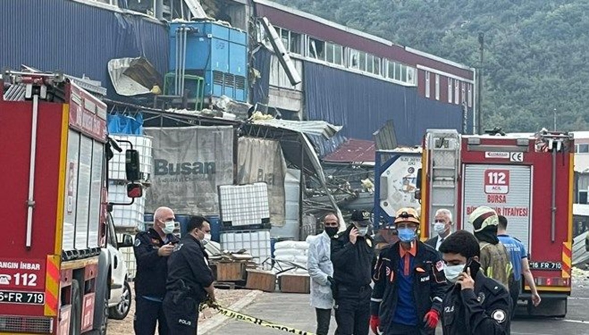 Bursa'da patlama yaşanan kimya fabrikasının işletme müdürü tutuklandı