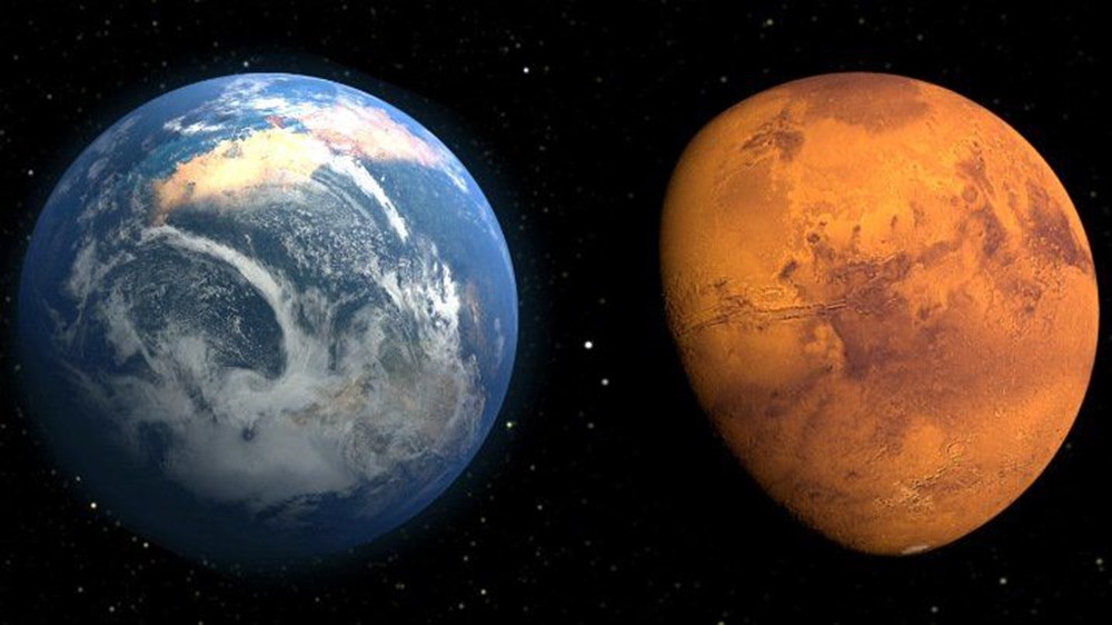 Mars Dünya'ya en yakın konumda - 1