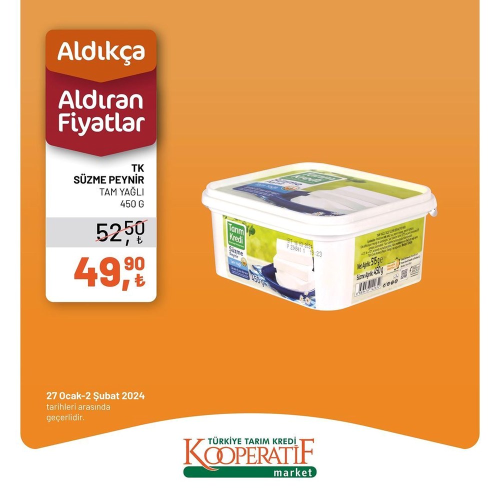 Tarım Kredi Kooperatif Market'te şubat ayına özel yeni indirimli ürünler listesi (29 Ocak-2 Şubat 2024 Tarım Kredi Market indirimleri) - 12