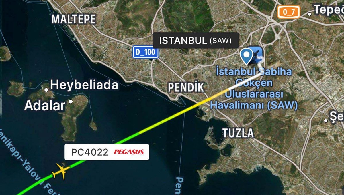 Yolcu uçağına lazerli taciz! Yolcu uçağına lazerli taciz!