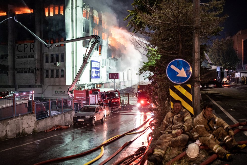 Başakşehir İkitelli Organize Sanayi Bölgesi'nde yangın - 6
