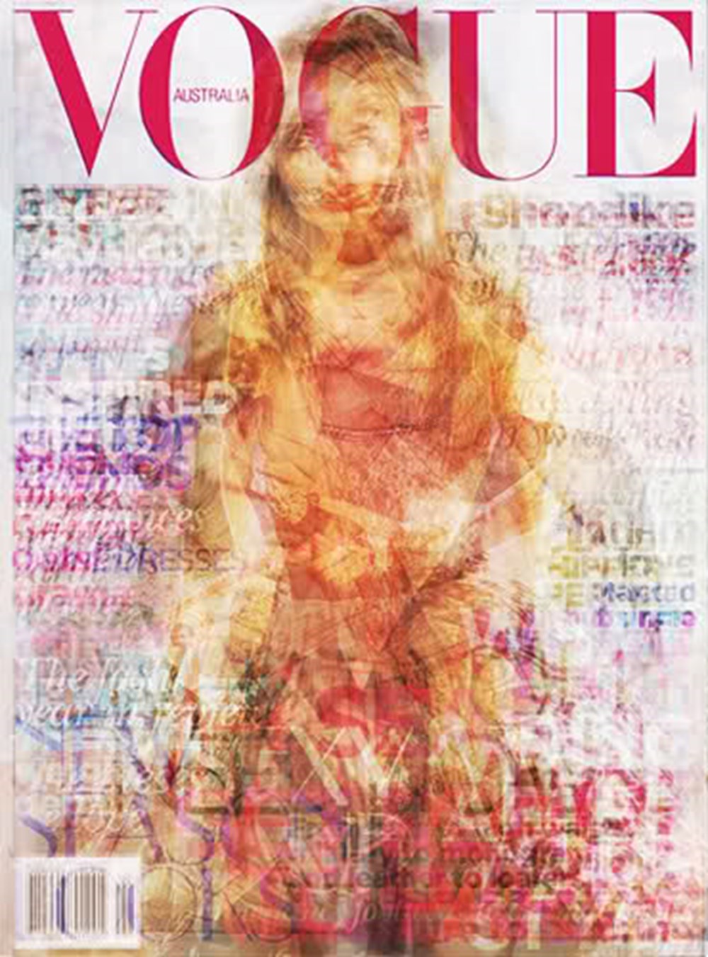 Обложка журнала Vogue для фотошопа