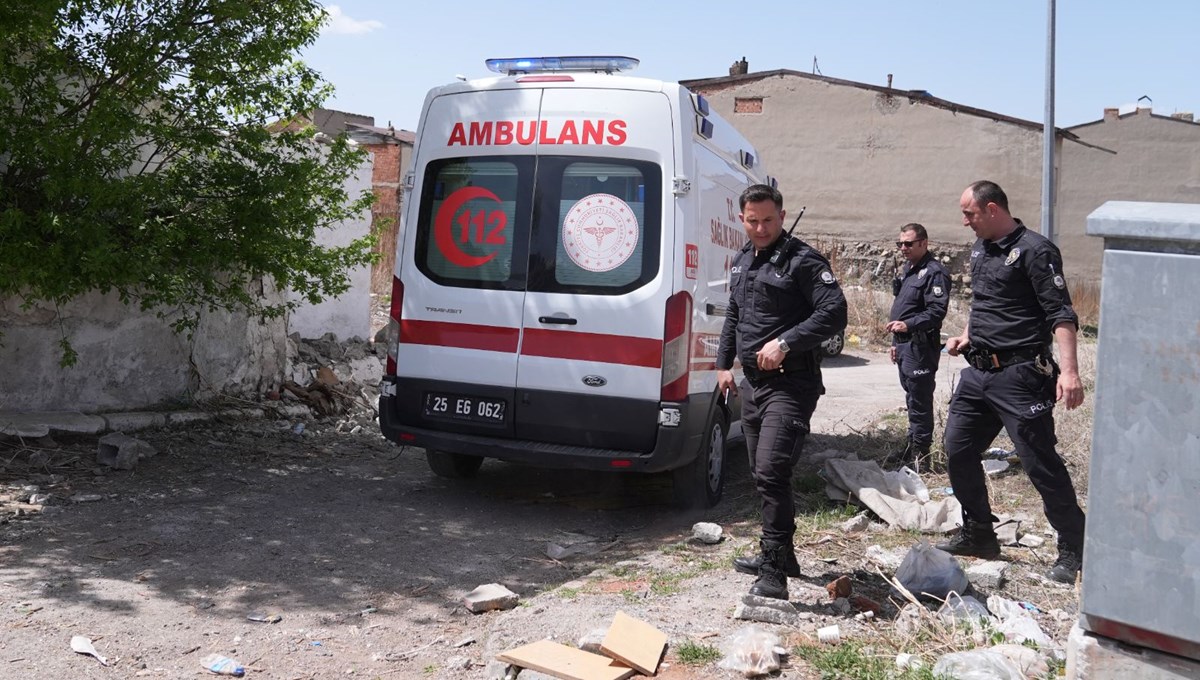 Erzurum'da metruk yapının yıkılan duvarının altında kalan kişi yaralandı