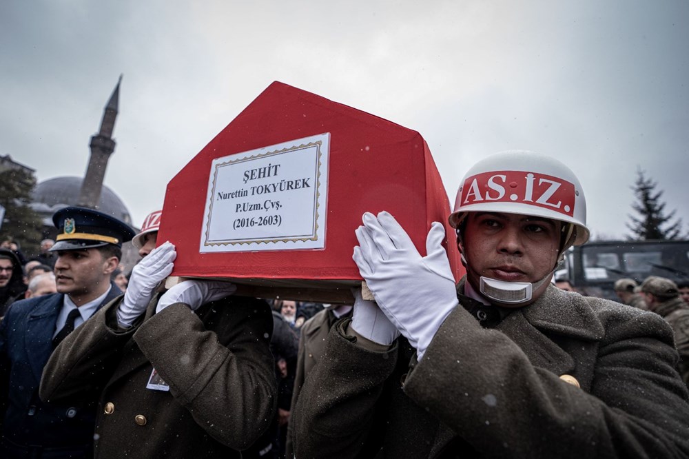 Şehit Tokyürek'e son veda: Vasiyeti yerine getirildi 74