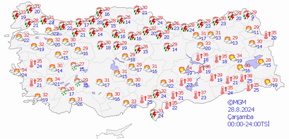 Meteoroloji İstanbul için saat verdi: Kuvvetli yaz sağanakları devam edecek - 10