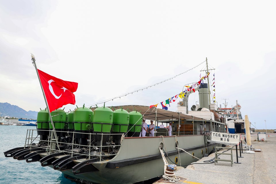 TCG Nusret Müze Gemisi KKTC'de ziyarete açıldı - 1