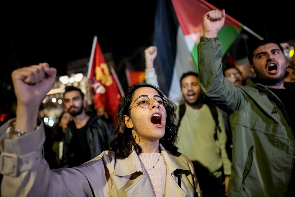 Yurt genelinde İsrail protestoları (Binlerce kişi sokaklara çıktı) - 24