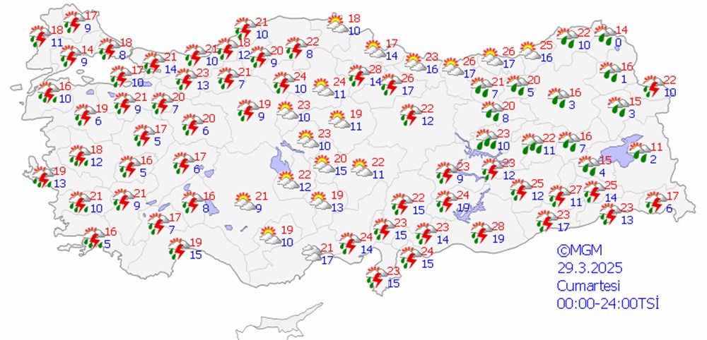Bayram yoğun yağışlı geçecek: Bazı bölgelerde sel riski var - 10