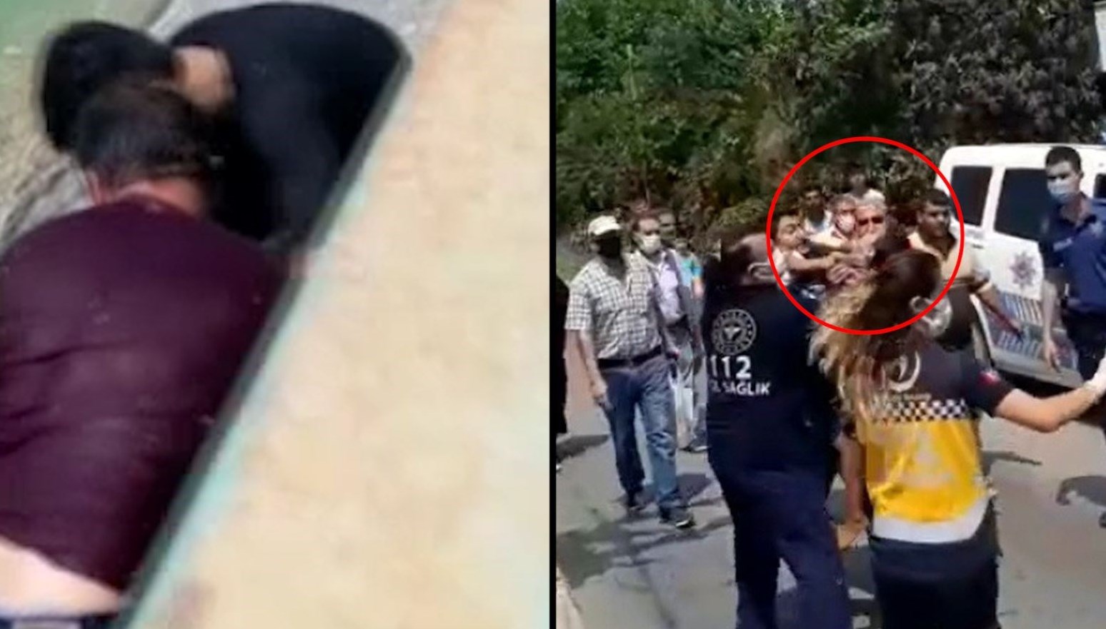 Sulama kanalına düşen çocuğu servis şoförü kurtardı