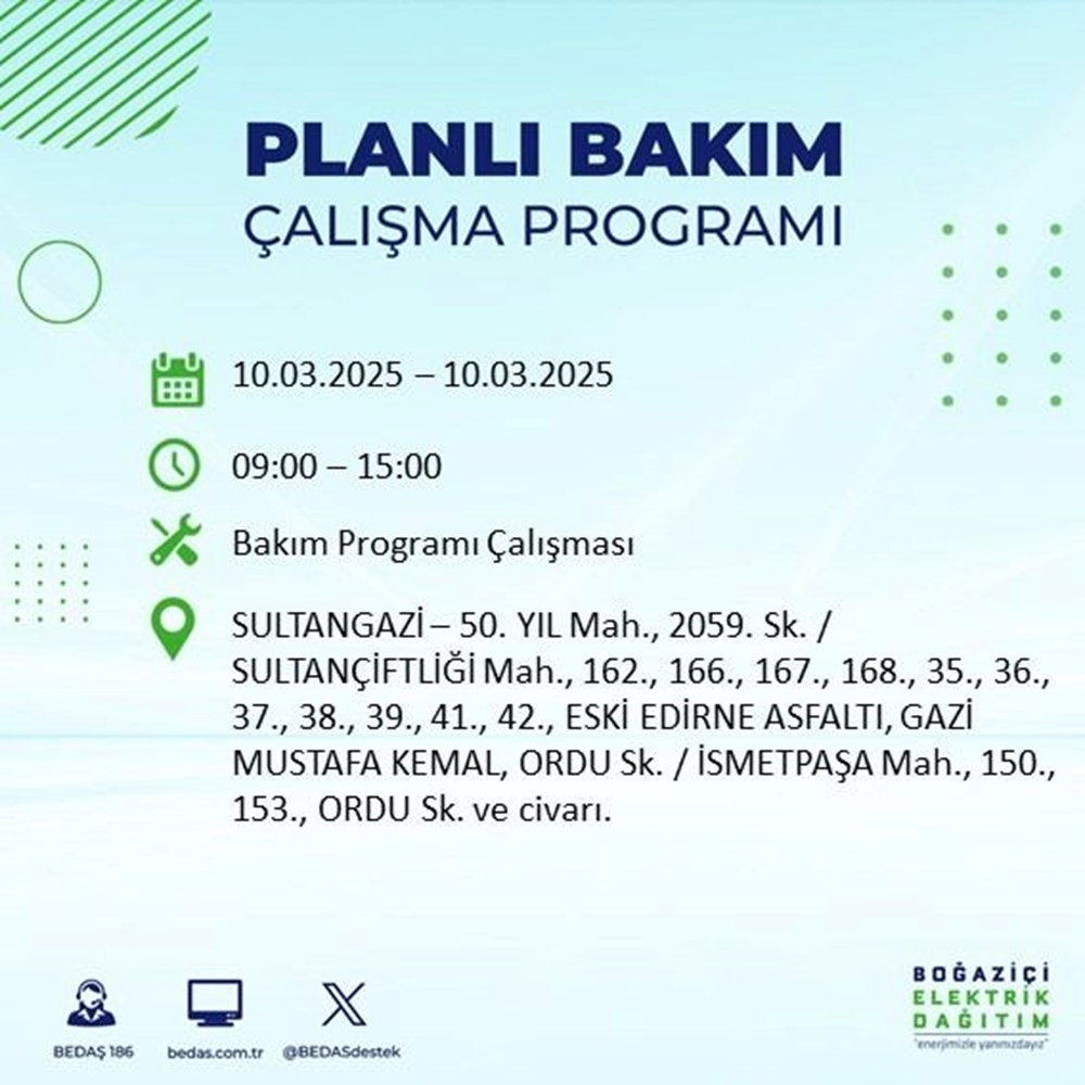 İstanbul'da Elektrikler Gidiyor: 22 İlçede Yarın Hayat Duracak mı? (10 Mart BEDAŞ Kesinti Alarmı) 135 WVT0rEC9PkGVSE2L 9rHIA