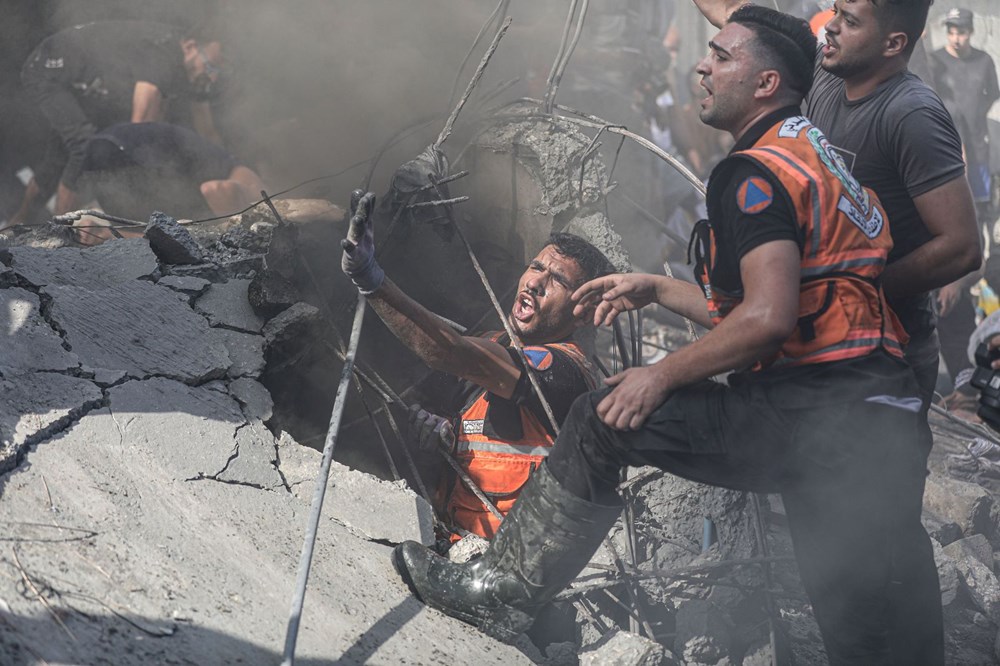 Netanyahu'dan işgal sinyali | Gazze'de can kaybı 10 bini aştı - 3