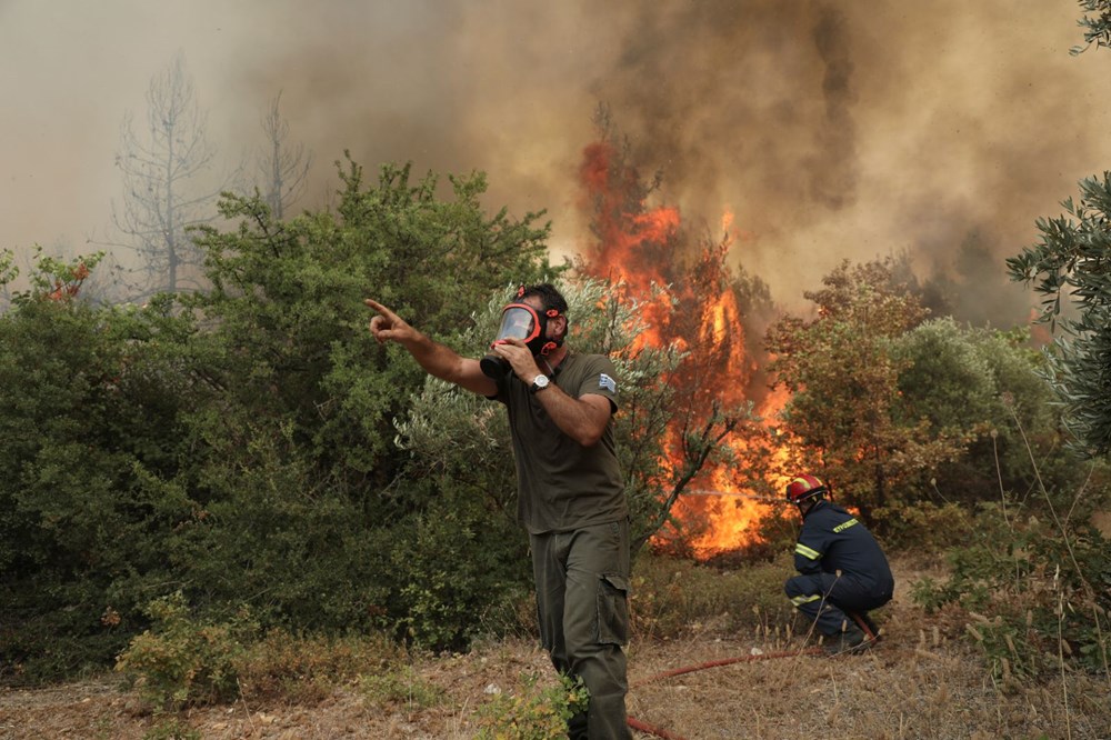 Yunanistan’da yangın felaketinin boyutları ortaya çıktı: 586 yangında 3 kişi öldü, 93 bin 700 hektardan fazla alan yandı - 12