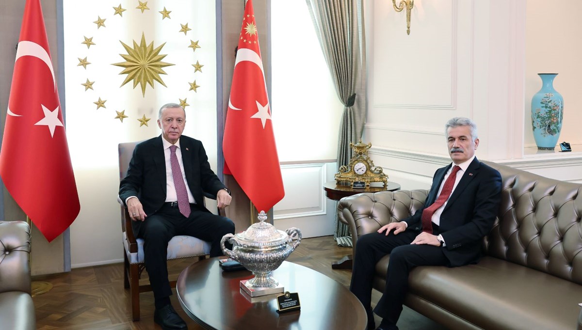 Cumhurbaşkanı Erdoğan, Danıştay Başkanı Zeki Yiğit’i kabul etti