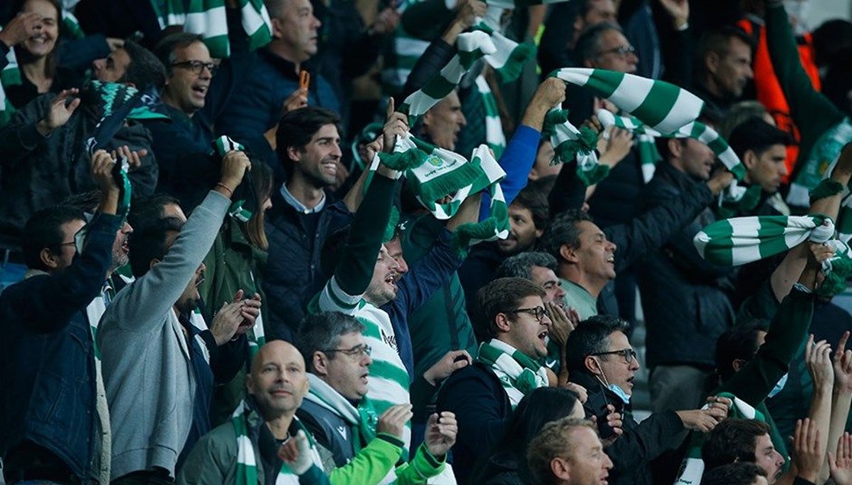 Sporting-Beşiktaş maçı öncesi taraftarlar arasında kavga çıktı