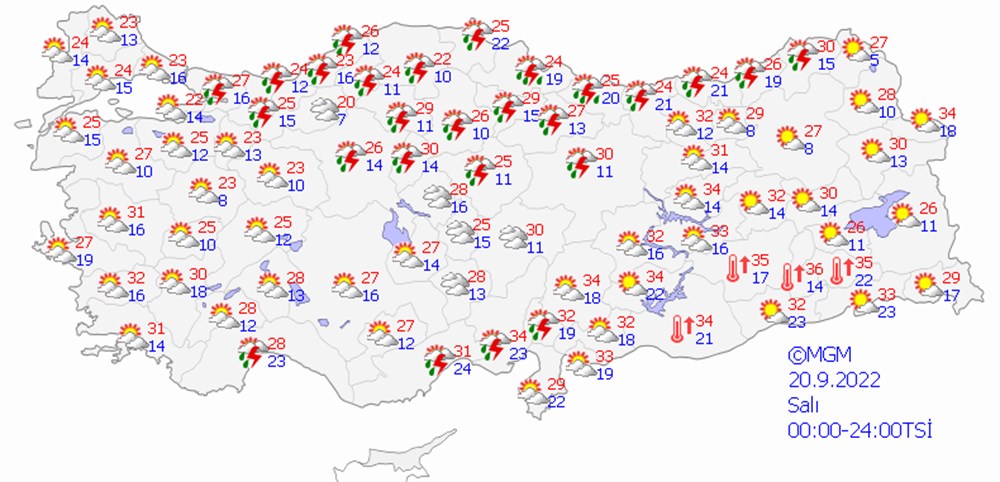 Meteoroloji'den sağanak yağış ve kuvvetli rüzgar uyarısı (İstanbul'da bugün hava nasıl olacak?) - 9