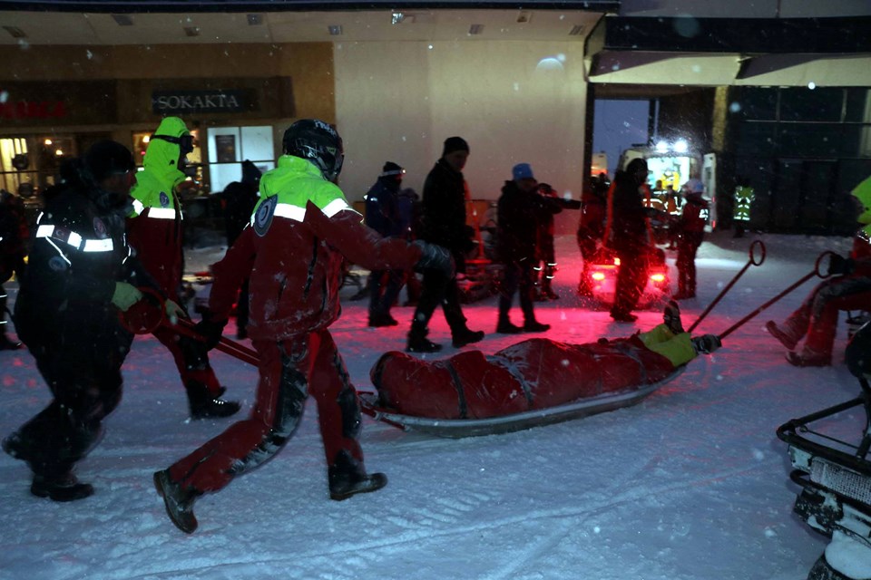 Erciyes'te kar kütlesinin altında kalan turist hayatını kaybetti - 1