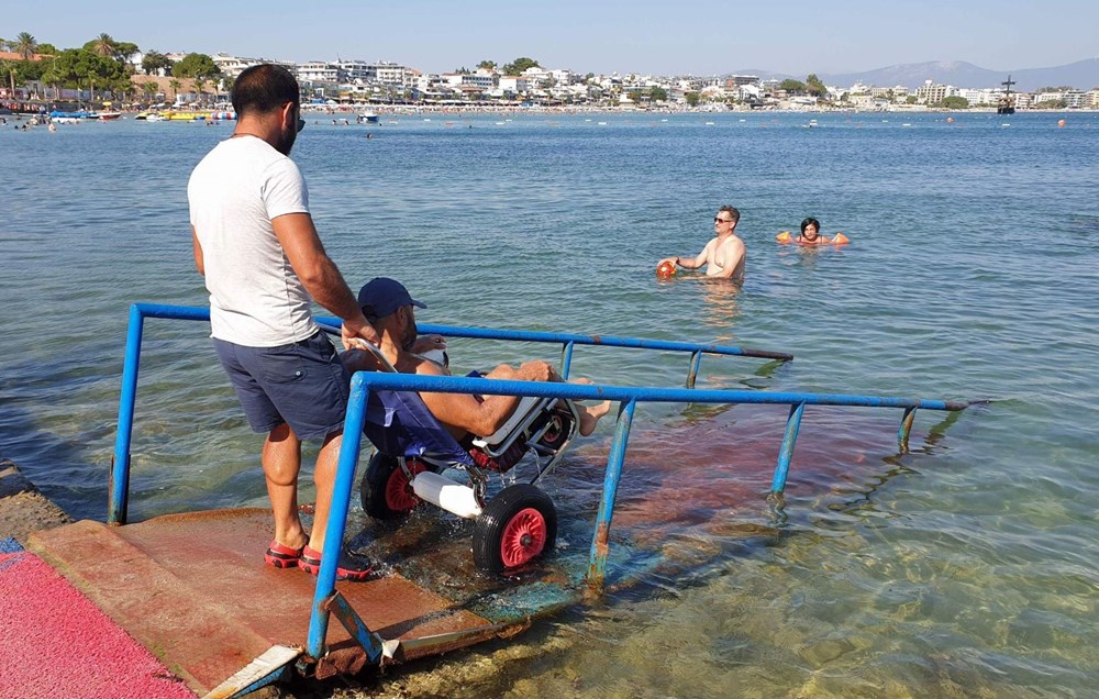 "Engelsiz Plaj" dünyanın dört bir yanından misafirlerini ağırlıyor - 5