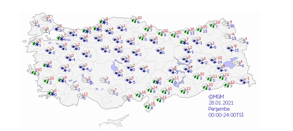 Hava durumu: İstanbul'da kar yağışı başladı (Bugün hava nasıl olacak?) - 1