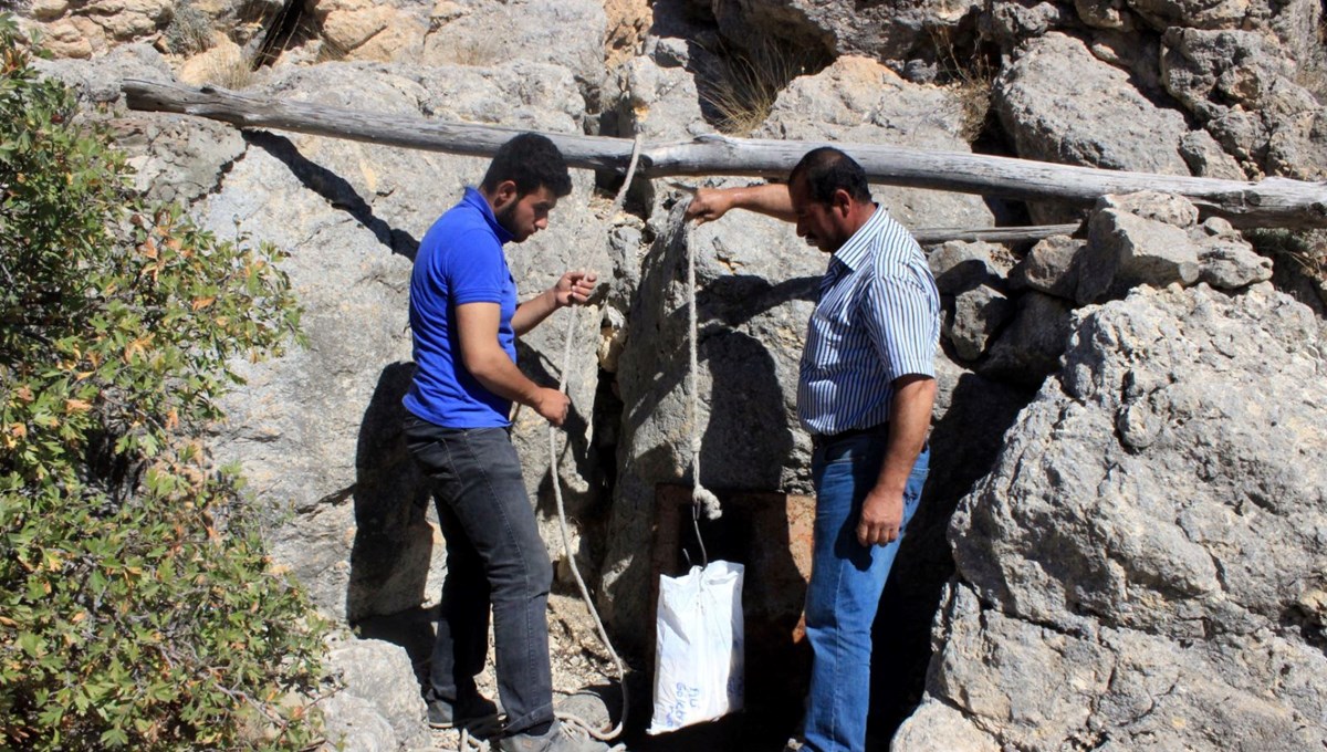 Buz mağaralarında saklanıyor: Kışın sofrada yerini alıyor
