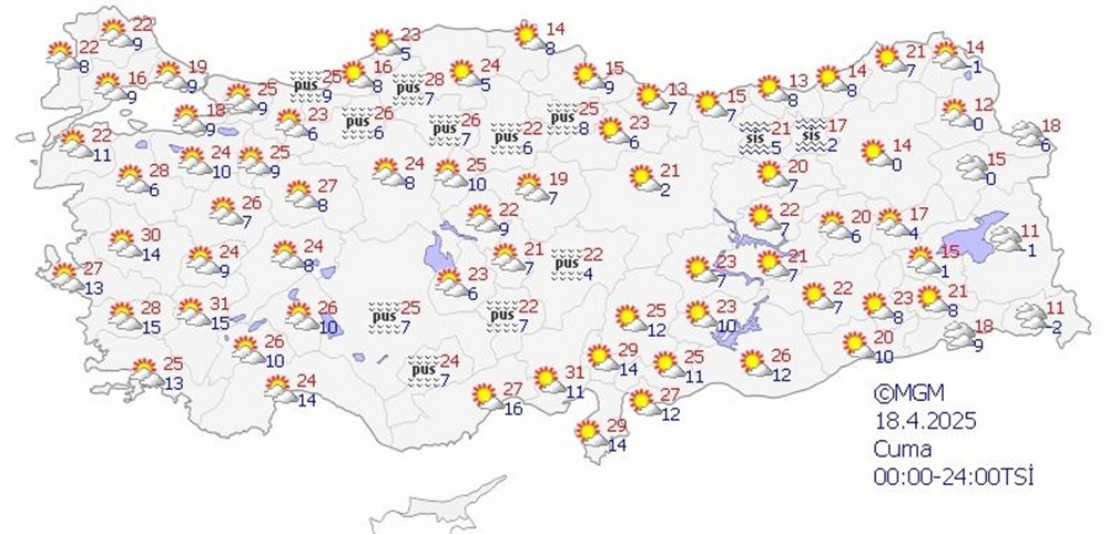 Güneşli havaya bir günlük ara! Sağanak yağış etkili olacak - 3