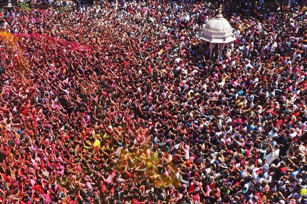 Hindistan, Coşkuyu Renklerle Boyadı: Holi Festivali Kutlamaları 76