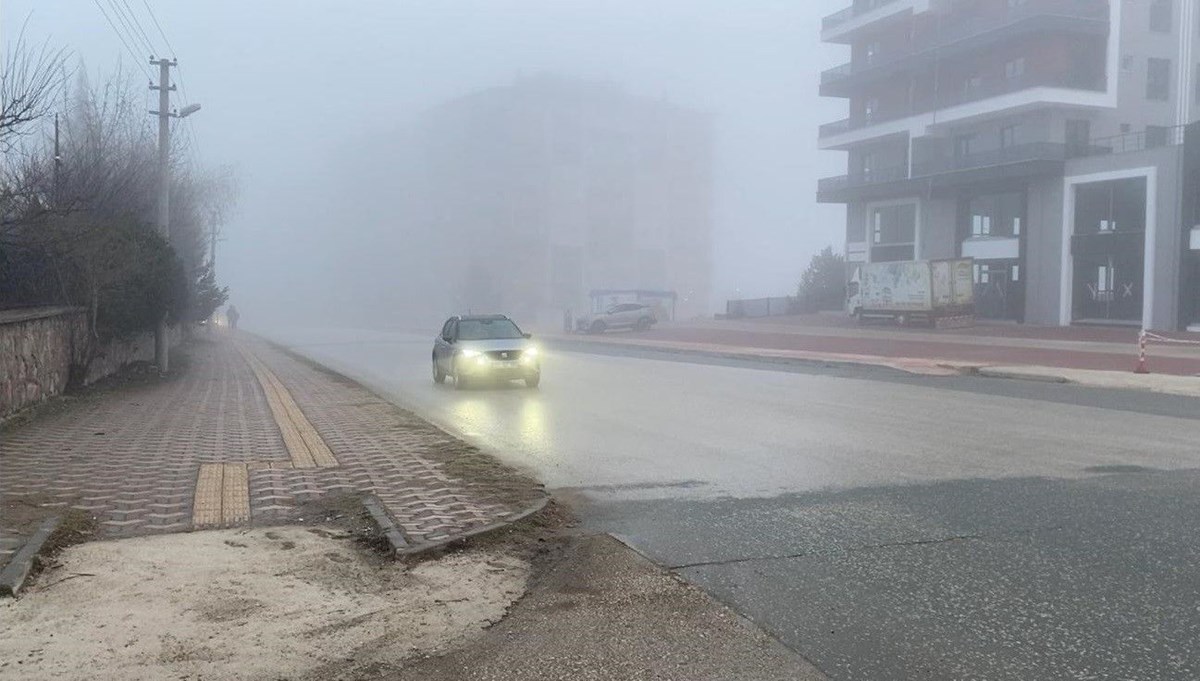 Kastamonu’da sis ulaşımı olumsuz etkiledi