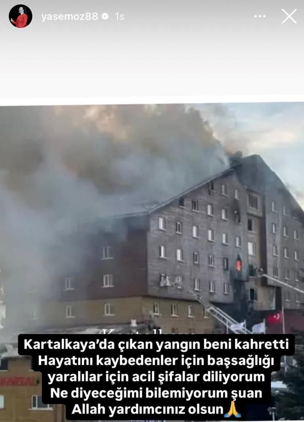 Bolu'da otel yangını faciası: Ünlülerden taziye mesajları - 4