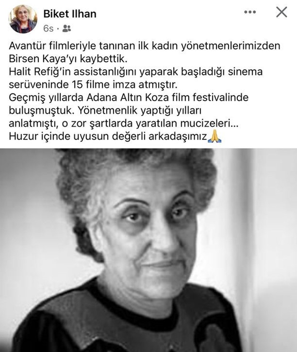Yönetmen Birsen Kaya hayatını kaybetti - 1