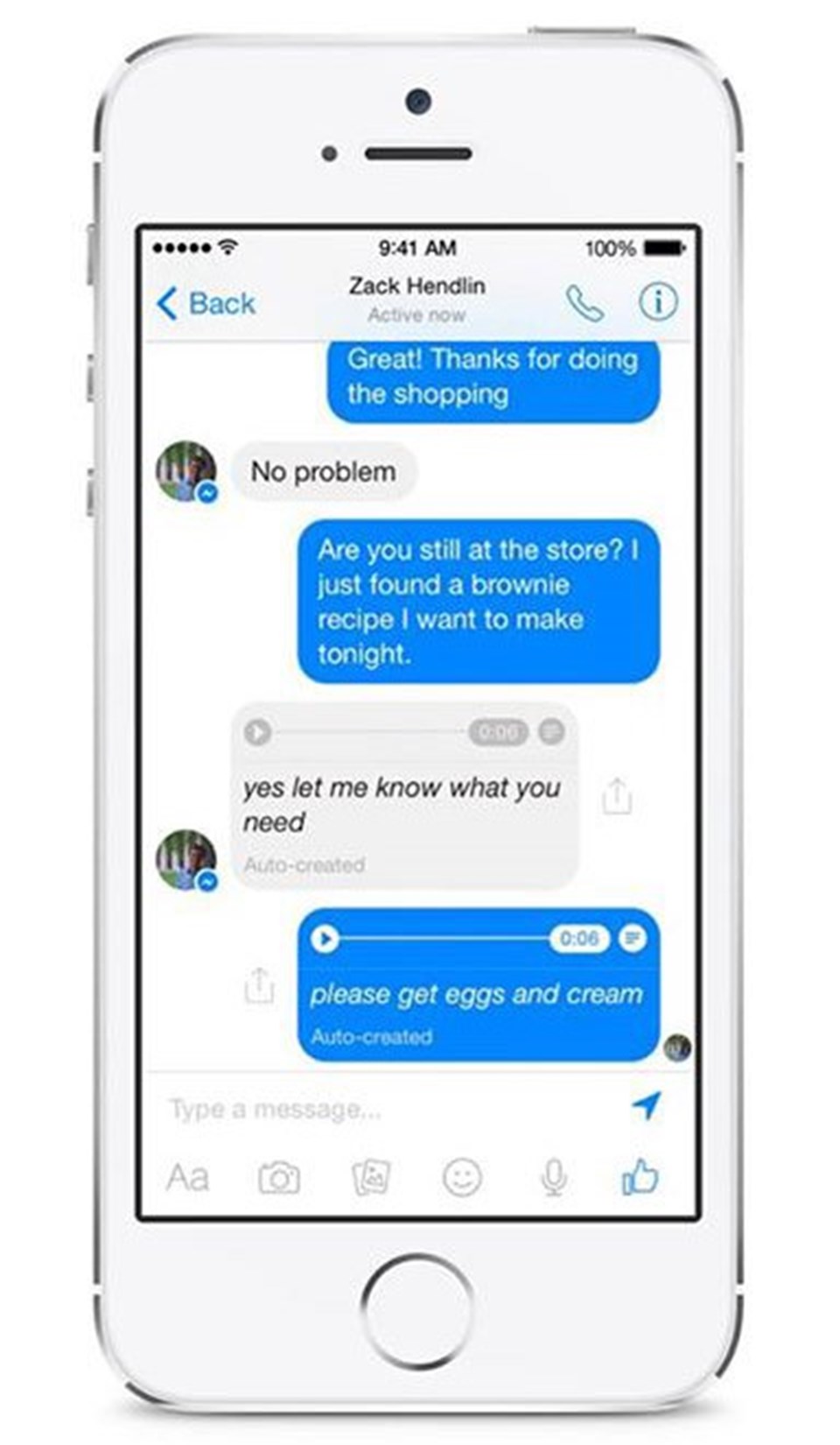 Facebook Messenger'a sesli mesaj özelliği ekliyor - 1