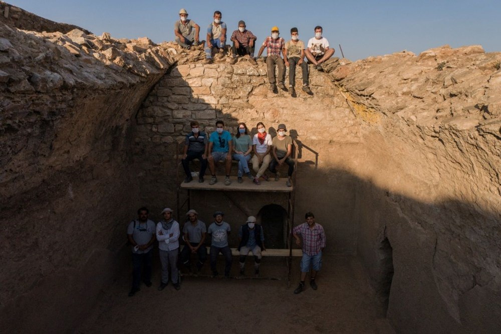 Metropolis Antik Kenti kazılarında birbiriyle bağlantılı 4 sarnıç bulundu - 8