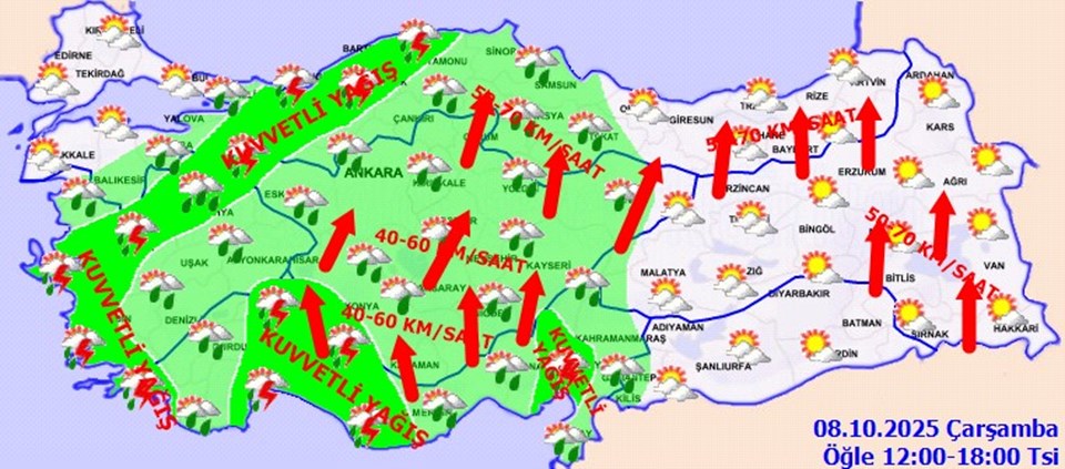 Meteorolojiden 36 il için uyarı: Antalya'da sel tehlikesi var - 2