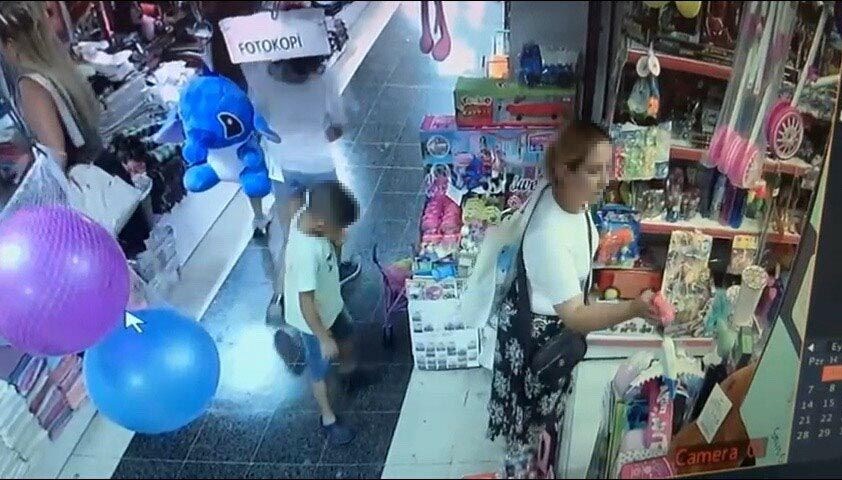 700 TL'lik oyuncak çalıp 10 liralık alışveriş yaptı
