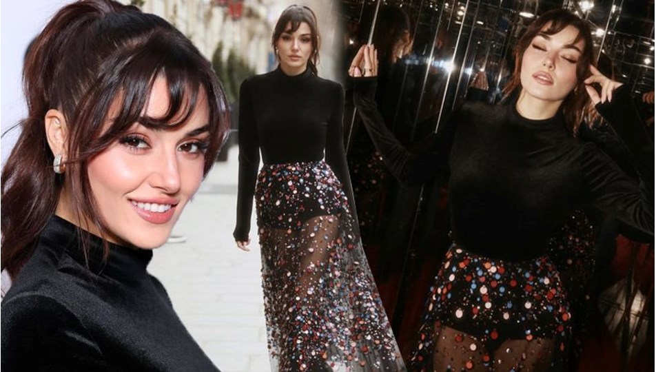Paris Moda Haftası'nda Hande Erçel rüzgarı