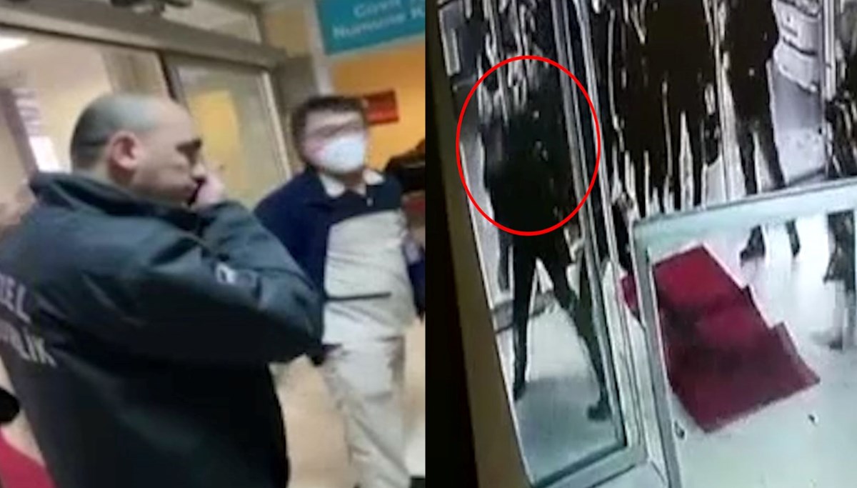 Hasta yakınından güvenlik görevlisine yumruklu saldırı