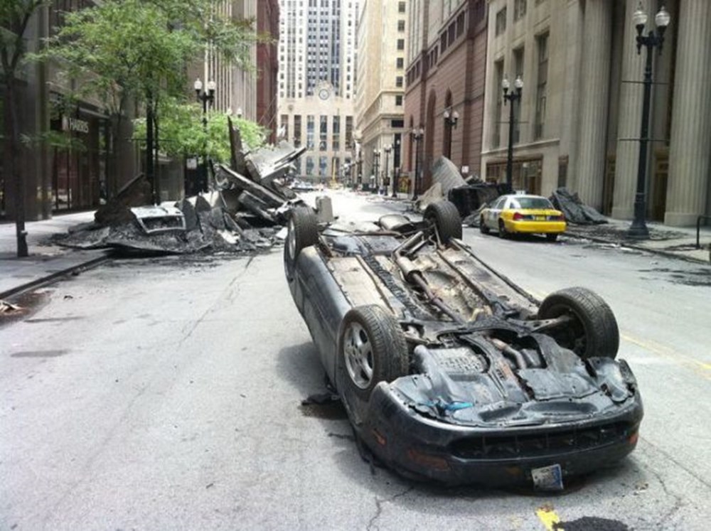 Transformers 3'ün setinden - 1