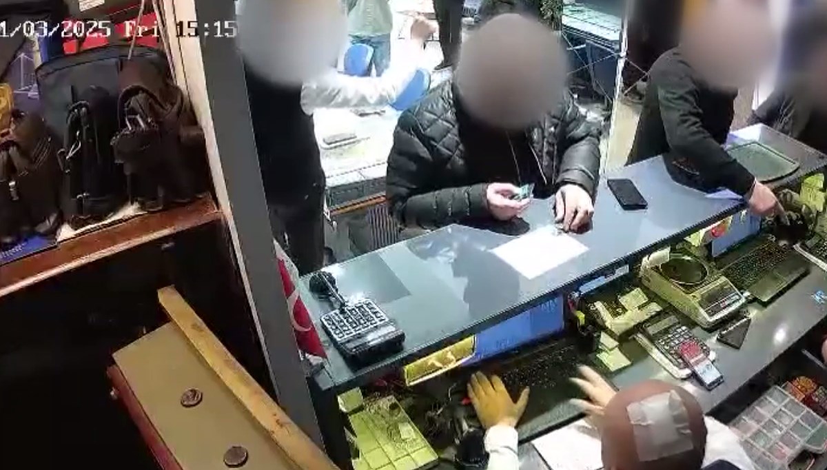 Kuyumcuya sahte altın satmaya çalışan 3 zanlı yakalandı