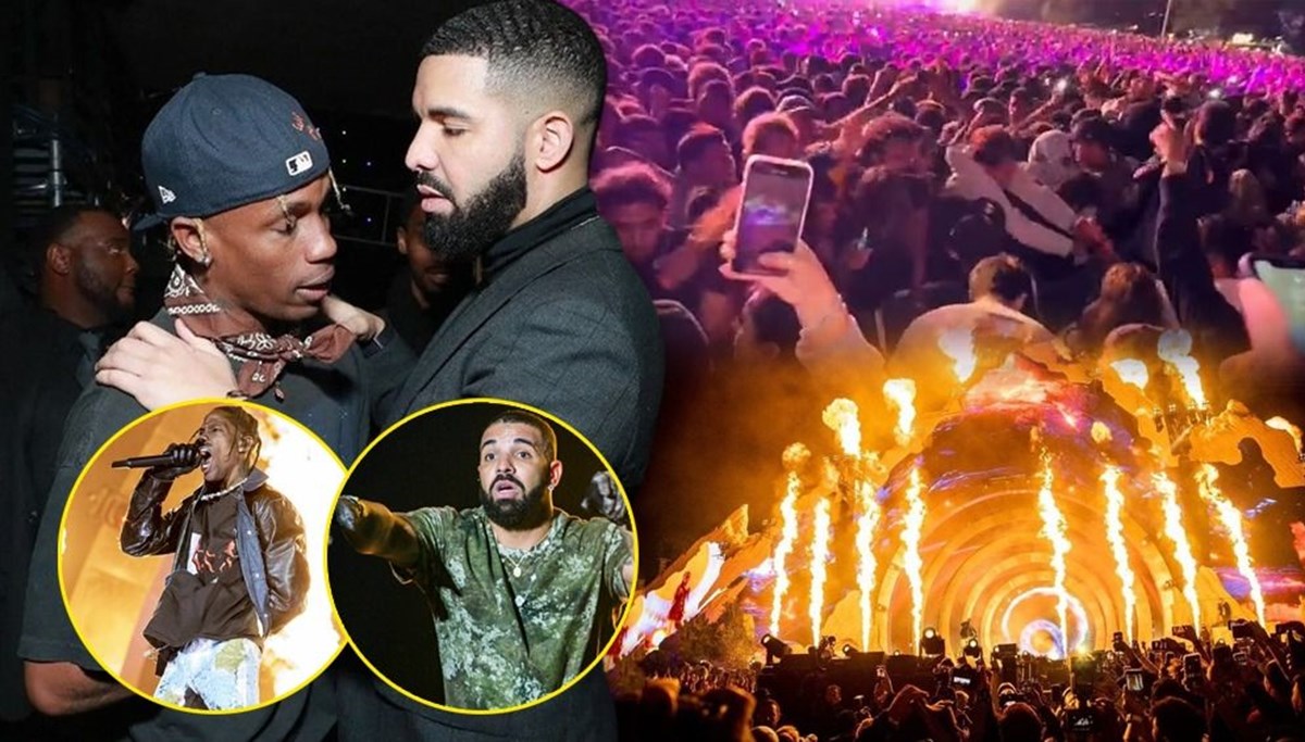 İzdiham çıkan konser sonrası Travis Scott ve Drake'e 1 milyon dolarlık tazminat davası