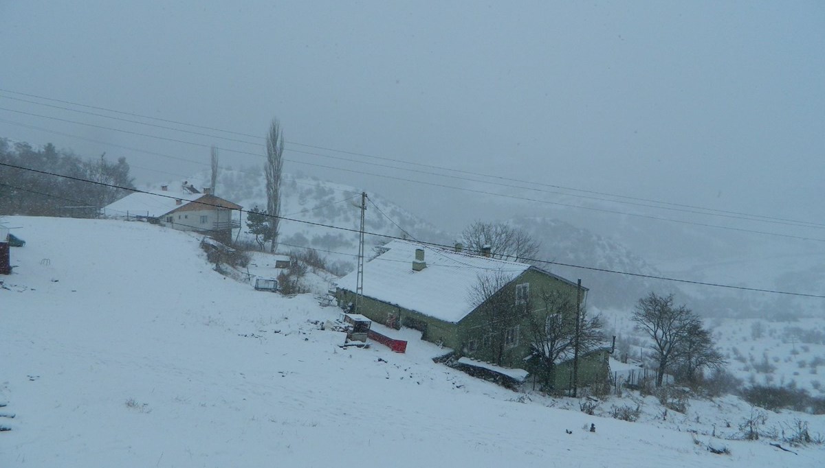 Ardahan'da kar yağışı ve sis etkili oluyor