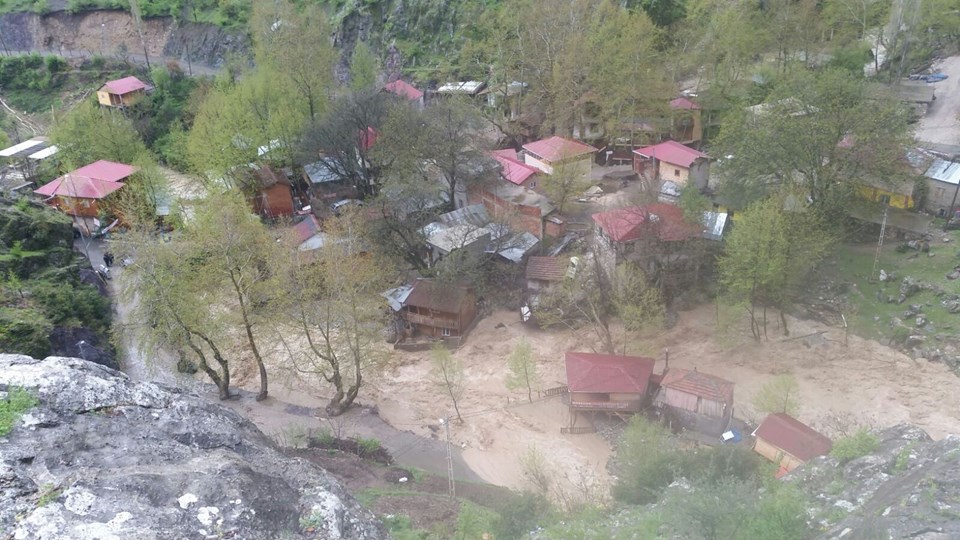 Kayseri'de yağış sele neden oldu - 2