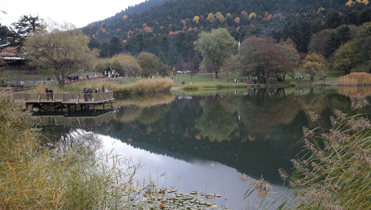 Bolu Gölcük Tabiat Parkı'na yoğun ilgi