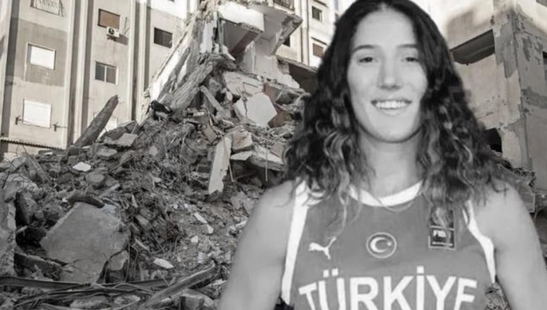 Milli basketbolcu Nilay ile babaannesinin son görüntüleri enkazdan