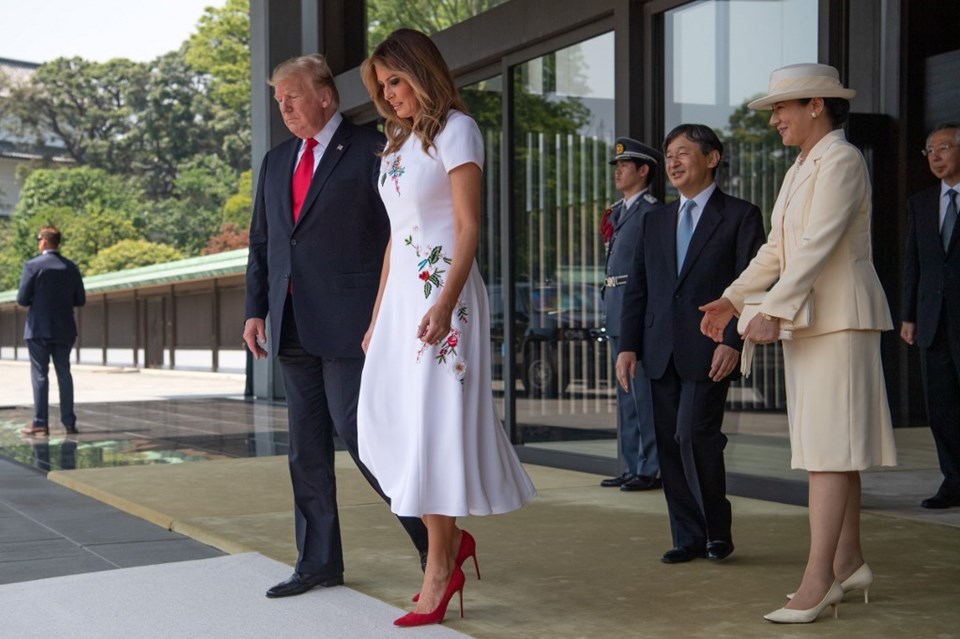 Trump Japonya'nın yeni İmparatoru Naruhito ile görüşen ilk lider oldu - 1