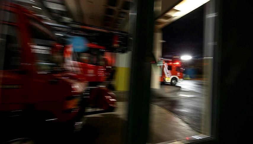 Mersin'de yolcu otobüsünde çıkan yangın söndürüldü