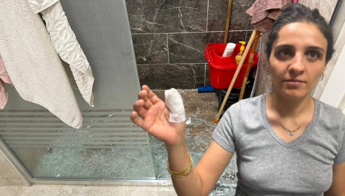 Duşa kabin üzerine düştü, kan kaybı yaşadı: Diyarbakır'da faciadan dönüldü