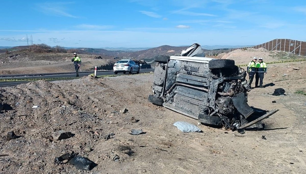 Yozgat'ta otomobil şarampole devrildi: 1 ölü, 2 yaralı