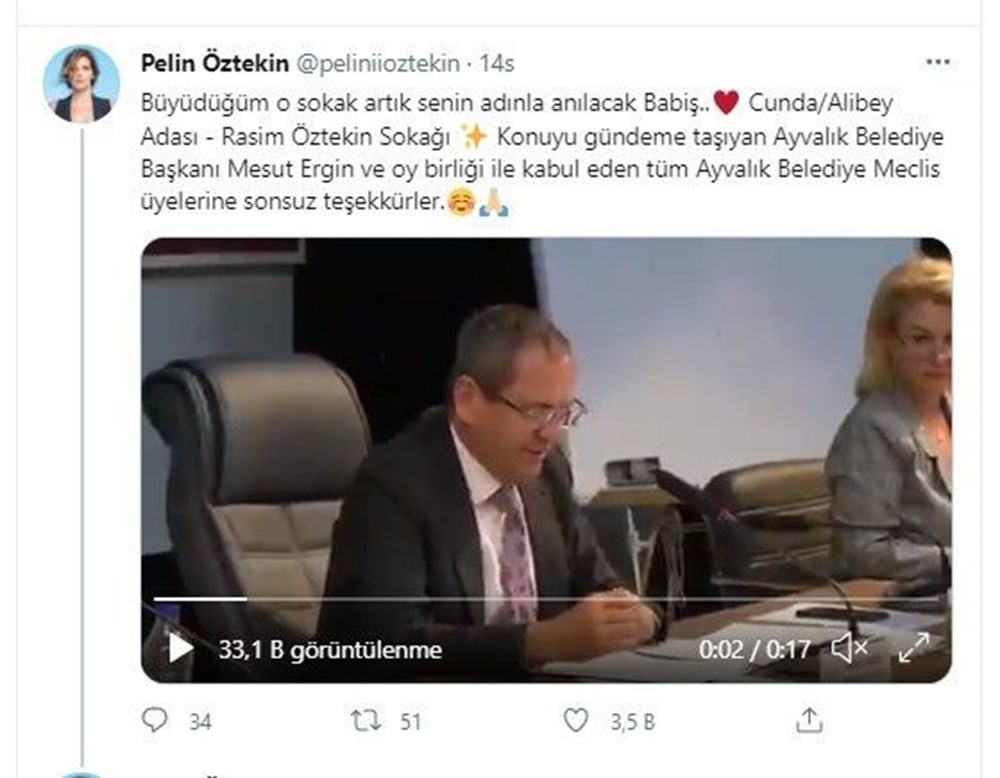 Rasim Öztekin’in adı Cunda Adası’nda yaşayacak - 2