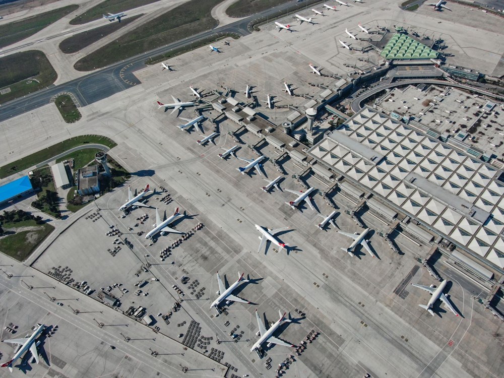 Pandemi etkisi: Atatürk Havalimanı uçak park alanına dönüştü - 3